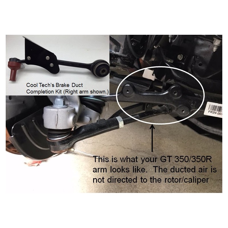 GT350/350R Brake Duct Completion Kit