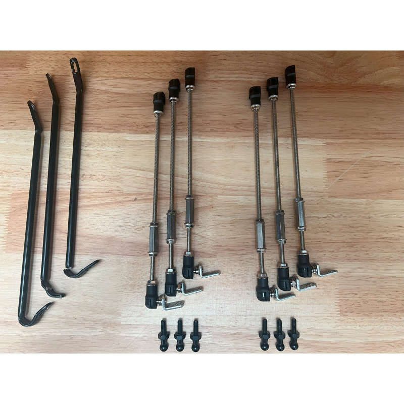 Ford GT Splitter Struts - Adjustable