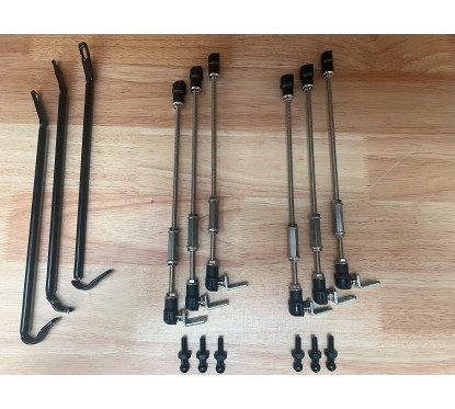 Ford GT Splitter Struts - Adjustable